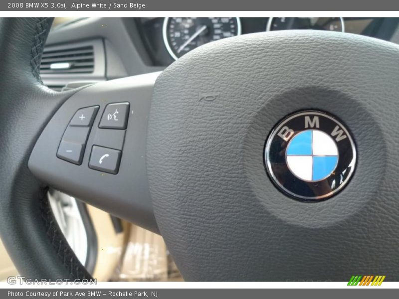 Alpine White / Sand Beige 2008 BMW X5 3.0si