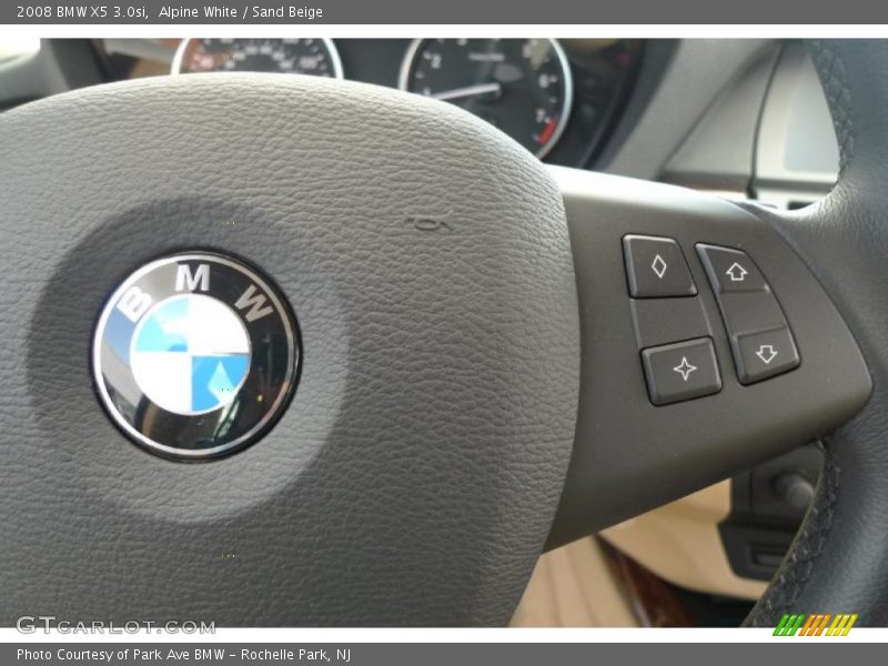 Alpine White / Sand Beige 2008 BMW X5 3.0si