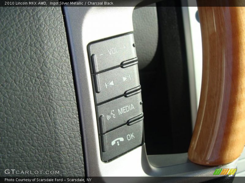 Ingot Silver Metallic / Charcoal Black 2010 Lincoln MKX AWD