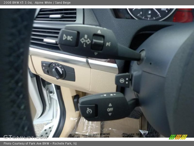 Alpine White / Sand Beige 2008 BMW X5 3.0si