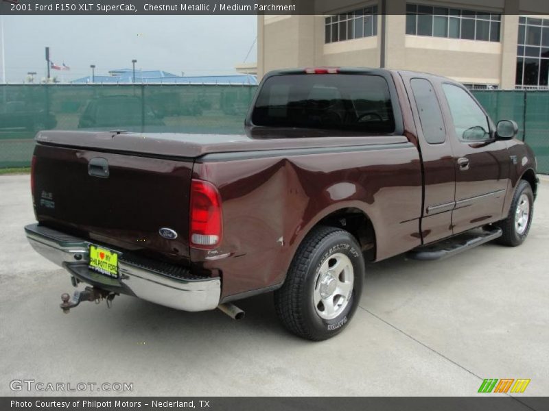 Chestnut Metallic / Medium Parchment 2001 Ford F150 XLT SuperCab