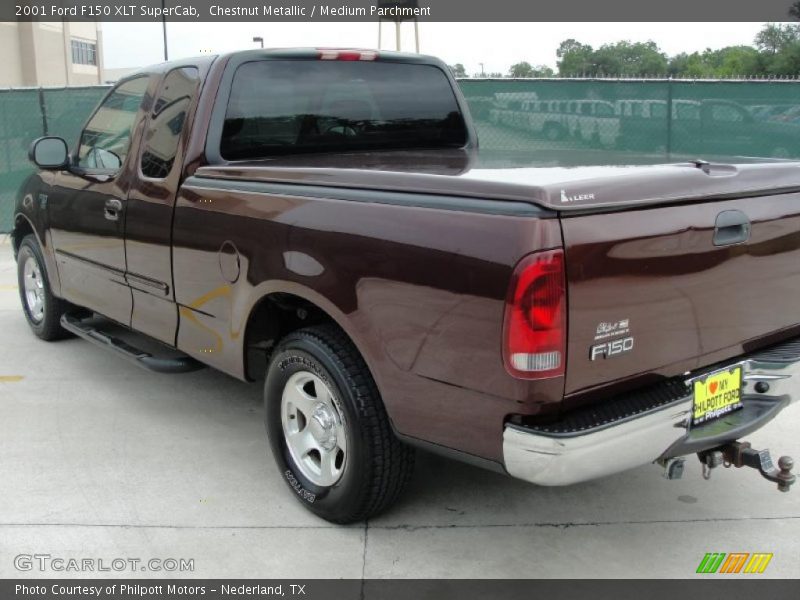 Chestnut Metallic / Medium Parchment 2001 Ford F150 XLT SuperCab