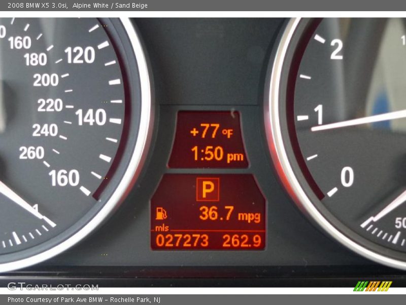 Alpine White / Sand Beige 2008 BMW X5 3.0si