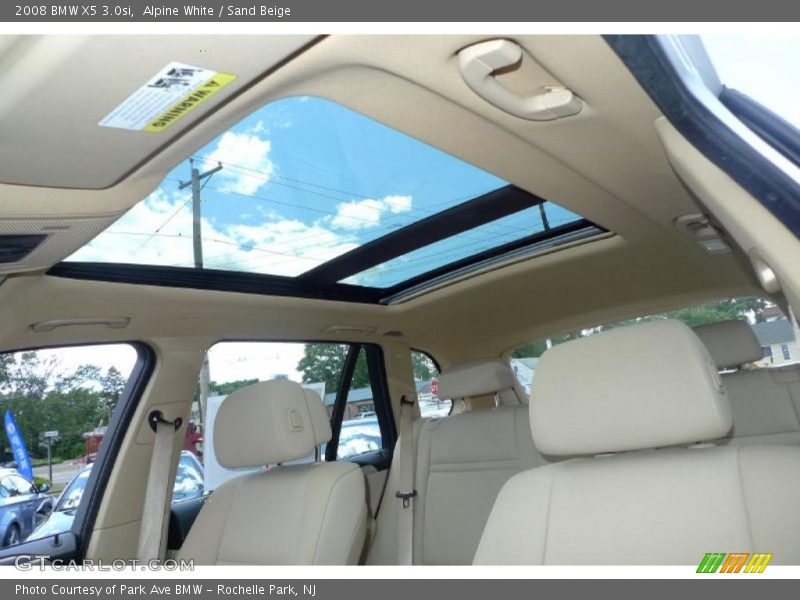 Alpine White / Sand Beige 2008 BMW X5 3.0si