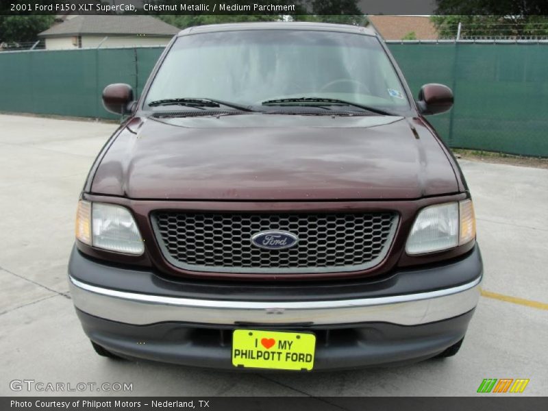 Chestnut Metallic / Medium Parchment 2001 Ford F150 XLT SuperCab