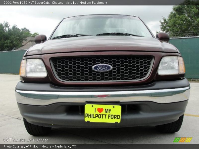 Chestnut Metallic / Medium Parchment 2001 Ford F150 XLT SuperCab