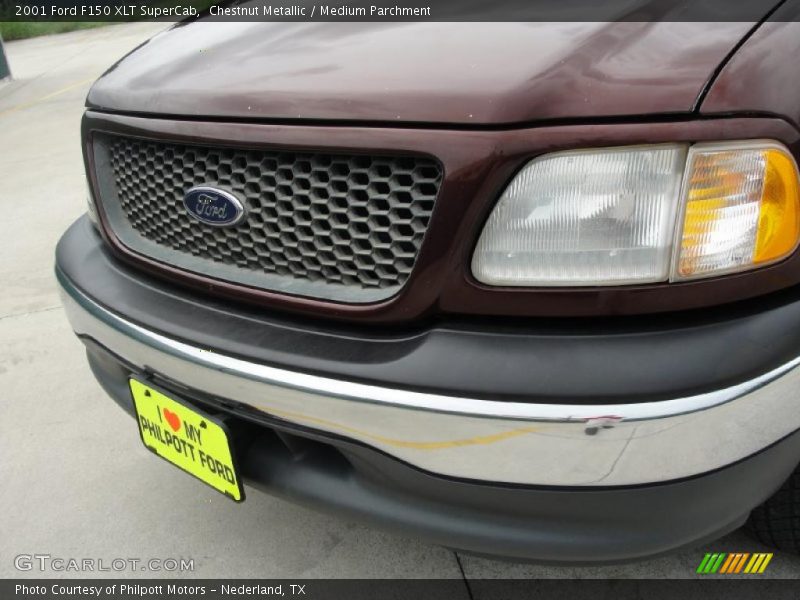 Chestnut Metallic / Medium Parchment 2001 Ford F150 XLT SuperCab