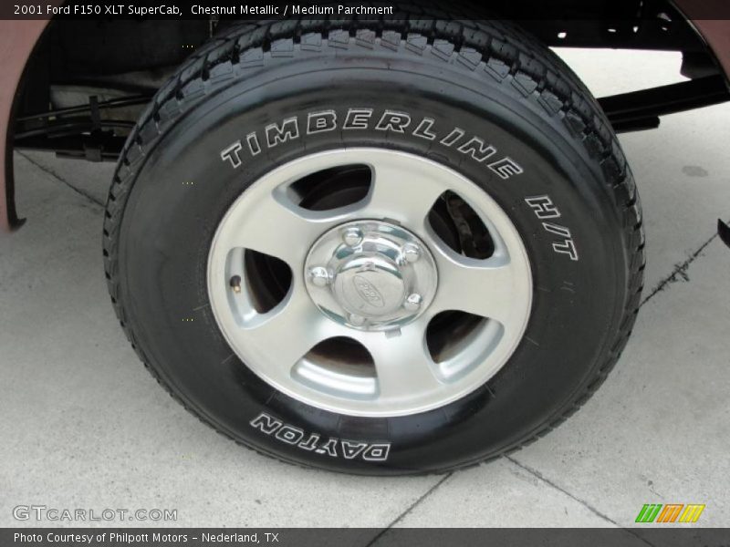 Chestnut Metallic / Medium Parchment 2001 Ford F150 XLT SuperCab