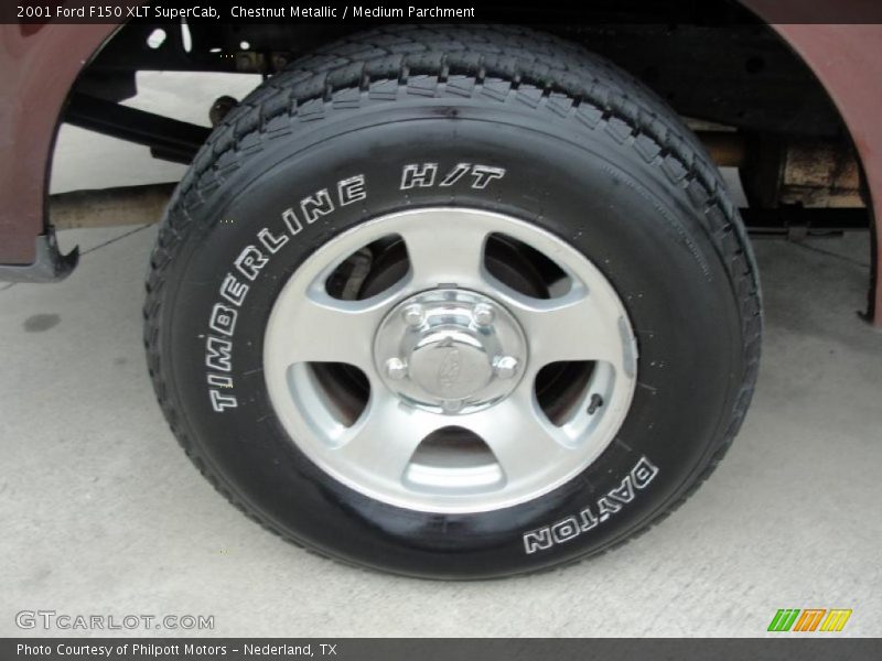 Chestnut Metallic / Medium Parchment 2001 Ford F150 XLT SuperCab