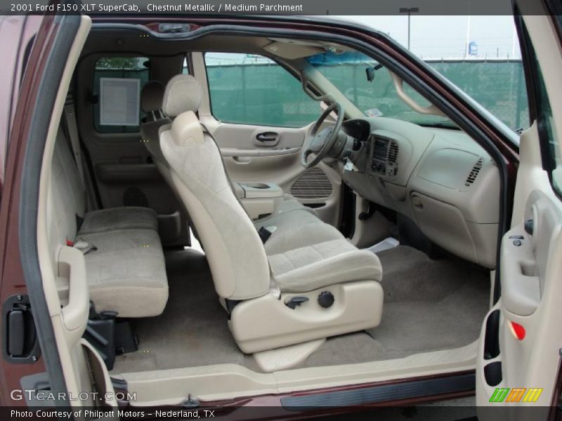 Chestnut Metallic / Medium Parchment 2001 Ford F150 XLT SuperCab