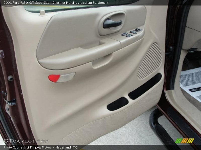 Chestnut Metallic / Medium Parchment 2001 Ford F150 XLT SuperCab