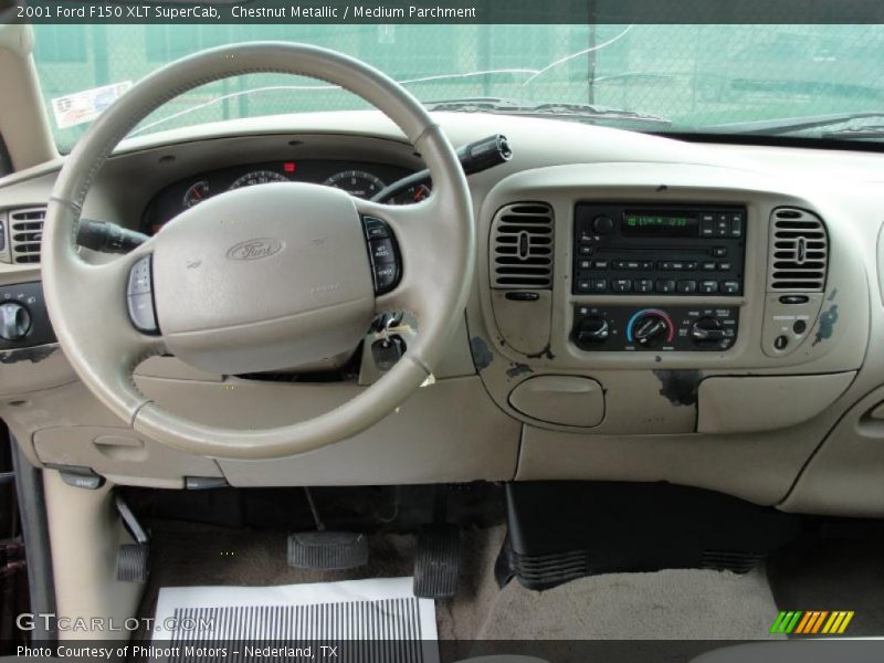 Chestnut Metallic / Medium Parchment 2001 Ford F150 XLT SuperCab