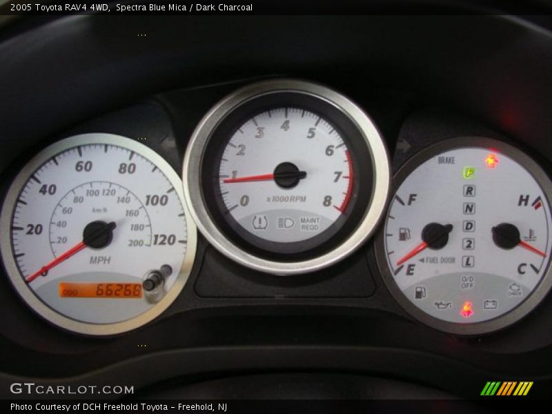 Spectra Blue Mica / Dark Charcoal 2005 Toyota RAV4 4WD