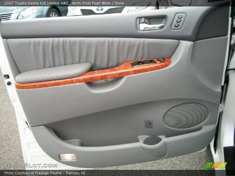 Arctic Frost Pearl White / Stone 2007 Toyota Sienna XLE Limited AWD