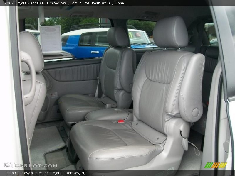 Arctic Frost Pearl White / Stone 2007 Toyota Sienna XLE Limited AWD