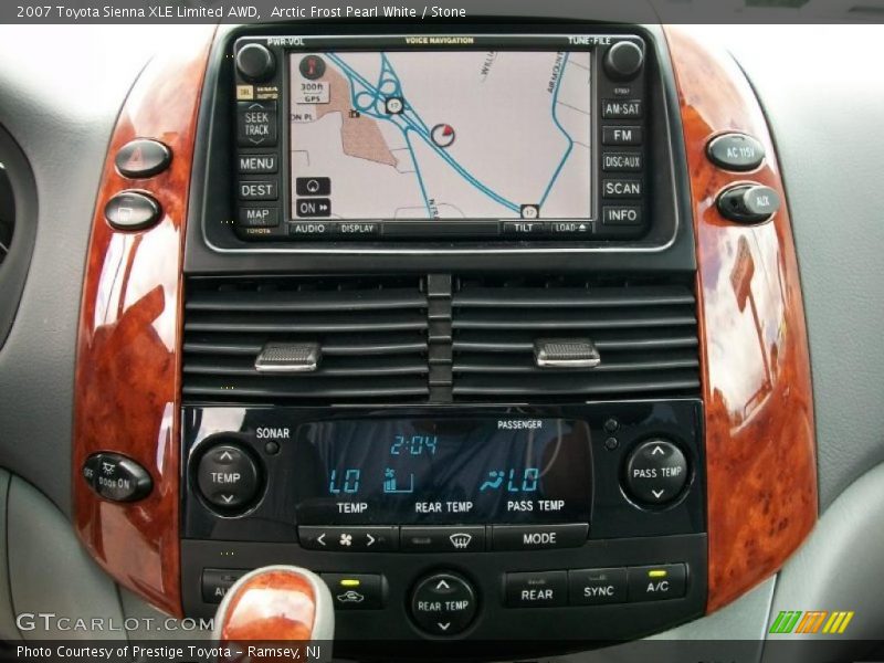 Arctic Frost Pearl White / Stone 2007 Toyota Sienna XLE Limited AWD
