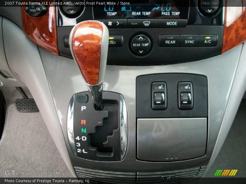 Arctic Frost Pearl White / Stone 2007 Toyota Sienna XLE Limited AWD