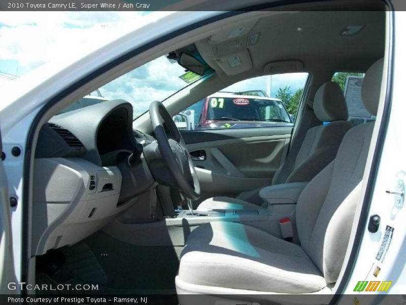 Super White / Ash Gray 2010 Toyota Camry LE