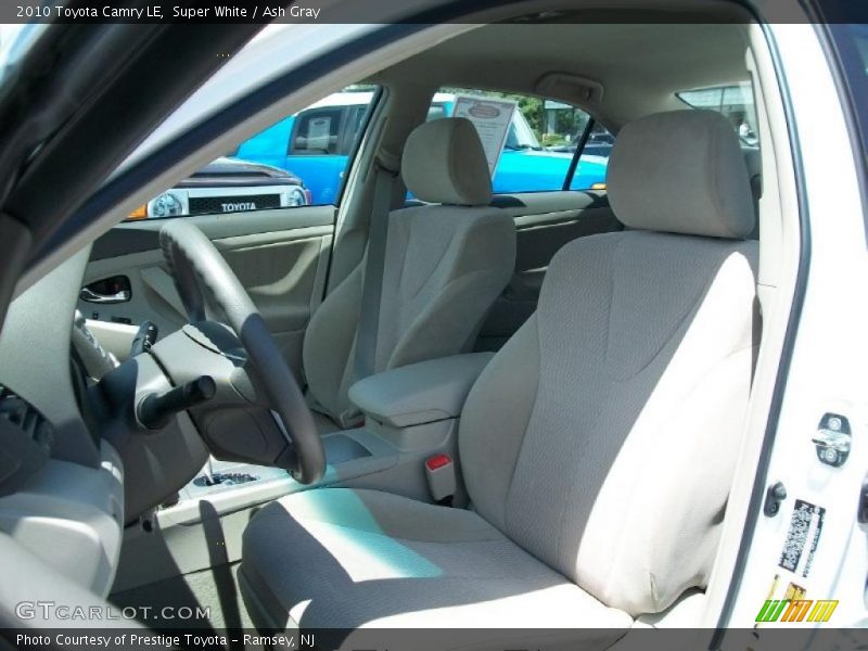 Super White / Ash Gray 2010 Toyota Camry LE