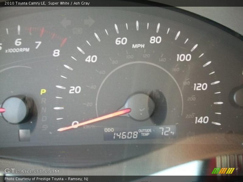Super White / Ash Gray 2010 Toyota Camry LE