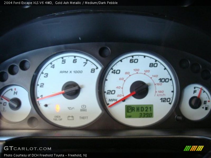 Gold Ash Metallic / Medium/Dark Pebble 2004 Ford Escape XLS V6 4WD