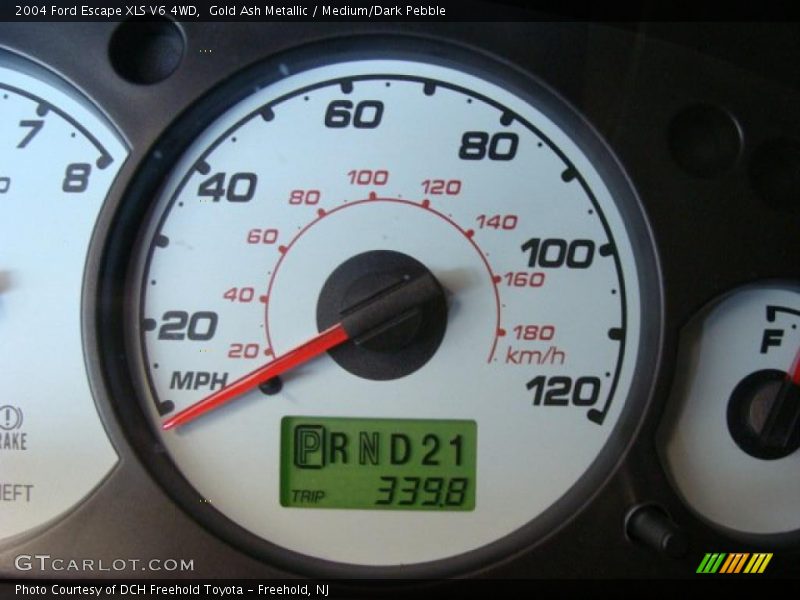 Gold Ash Metallic / Medium/Dark Pebble 2004 Ford Escape XLS V6 4WD