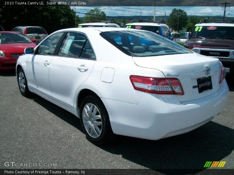 Super White / Ash Gray 2010 Toyota Camry LE