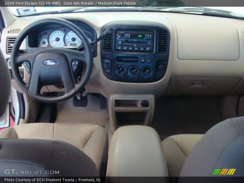 Gold Ash Metallic / Medium/Dark Pebble 2004 Ford Escape XLS V6 4WD