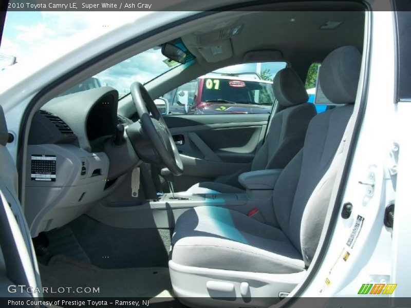 Super White / Ash Gray 2010 Toyota Camry LE