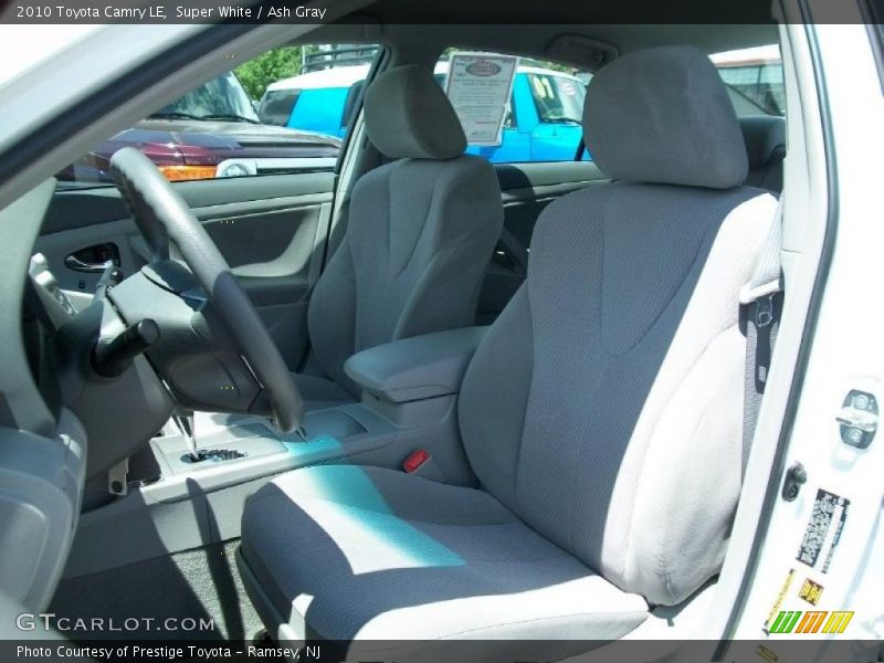 Super White / Ash Gray 2010 Toyota Camry LE