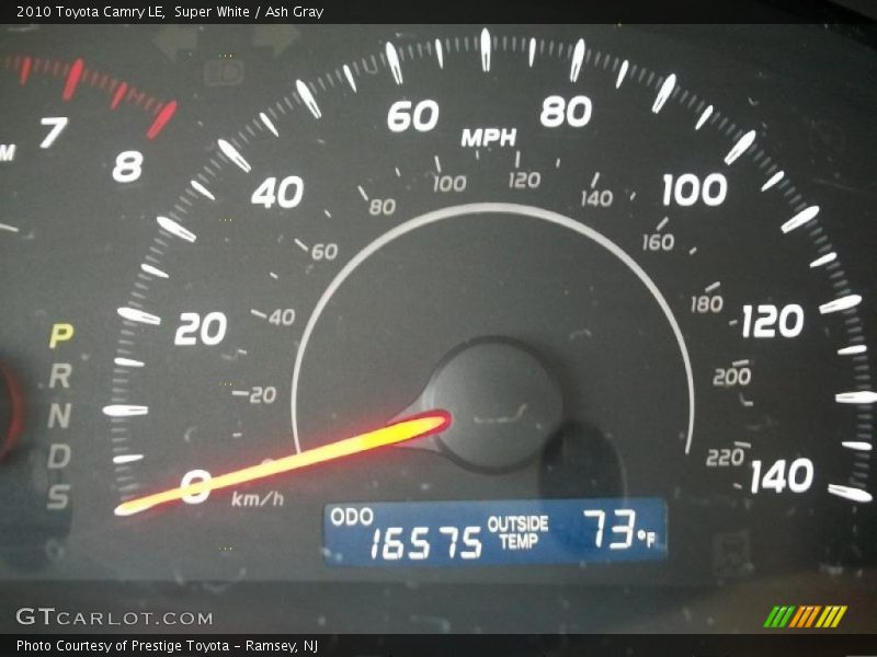 Super White / Ash Gray 2010 Toyota Camry LE