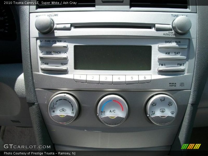 Super White / Ash Gray 2010 Toyota Camry LE
