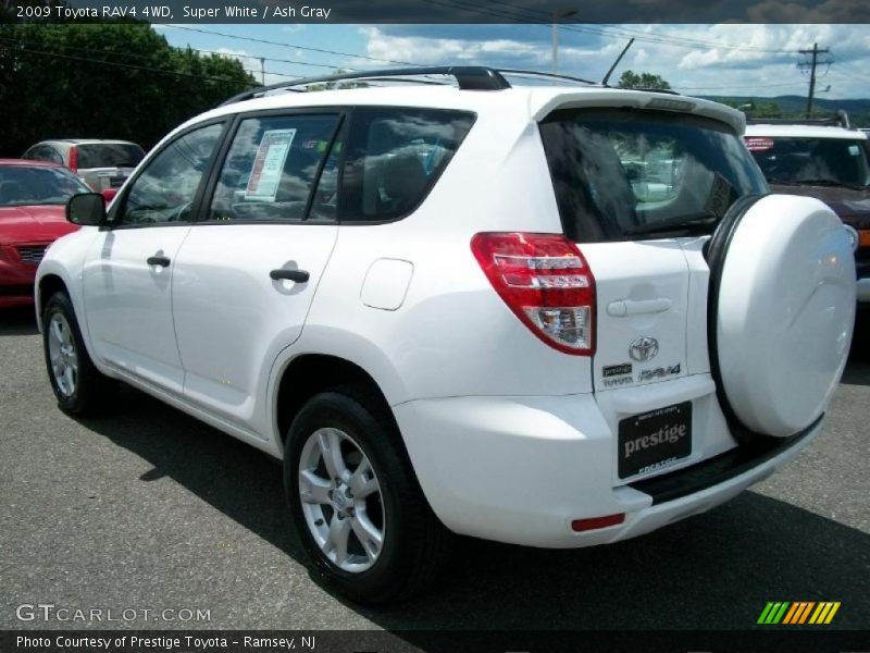 Super White / Ash Gray 2009 Toyota RAV4 4WD