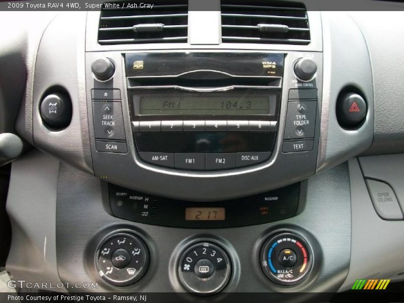 Super White / Ash Gray 2009 Toyota RAV4 4WD