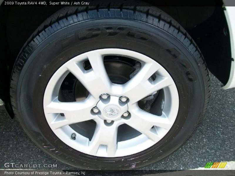 Super White / Ash Gray 2009 Toyota RAV4 4WD