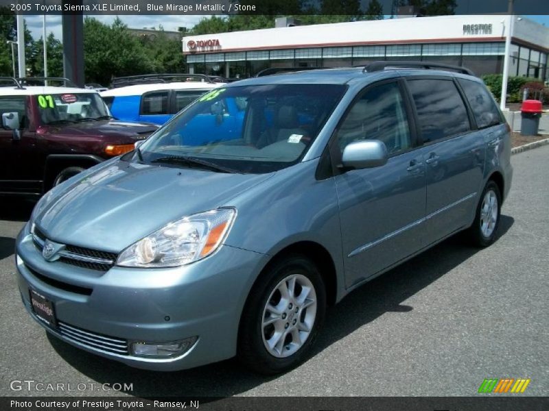 Blue Mirage Metallic / Stone 2005 Toyota Sienna XLE Limited