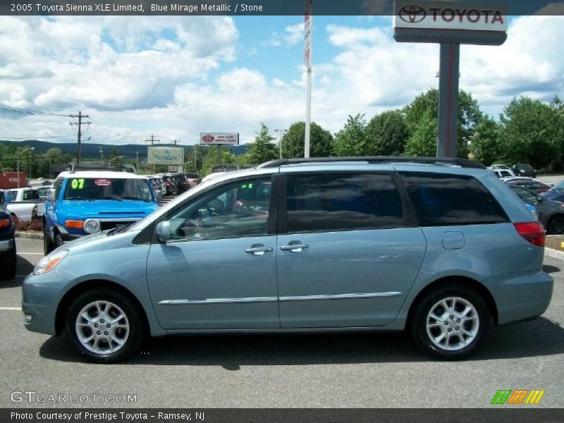 Blue Mirage Metallic / Stone 2005 Toyota Sienna XLE Limited