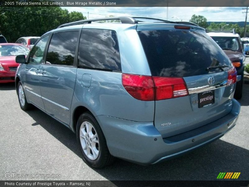 Blue Mirage Metallic / Stone 2005 Toyota Sienna XLE Limited