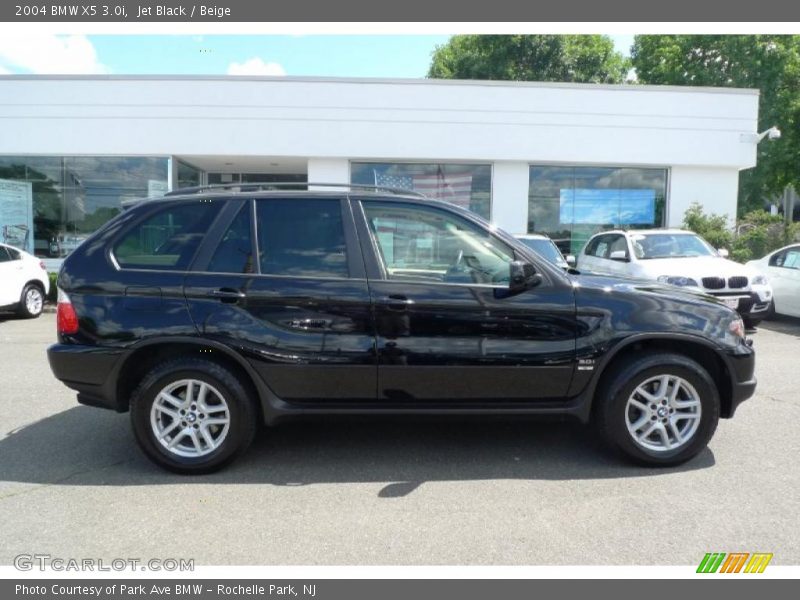 Jet Black / Beige 2004 BMW X5 3.0i