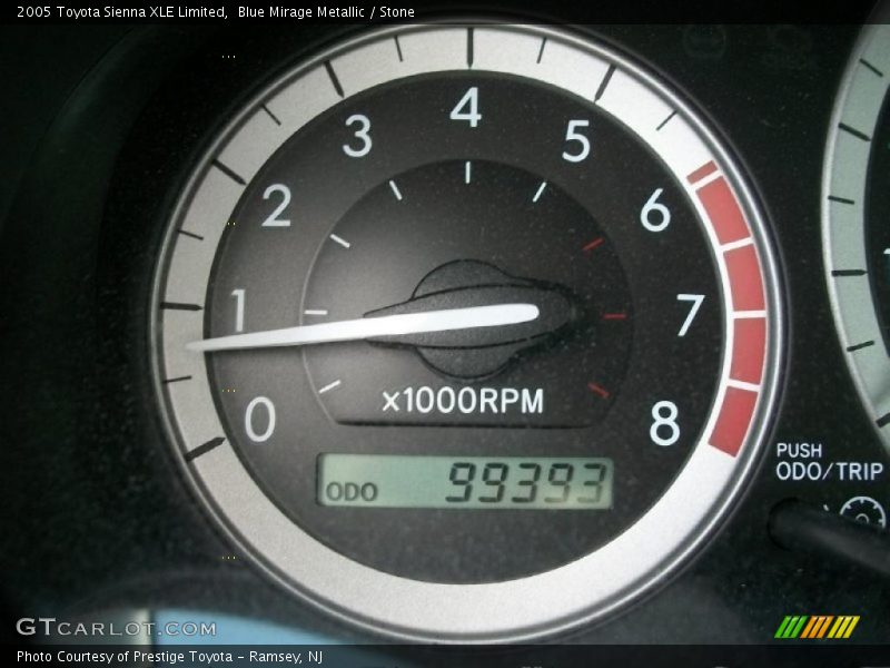 Blue Mirage Metallic / Stone 2005 Toyota Sienna XLE Limited