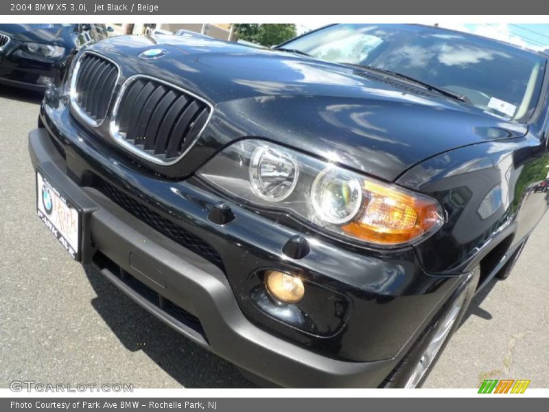 Jet Black / Beige 2004 BMW X5 3.0i