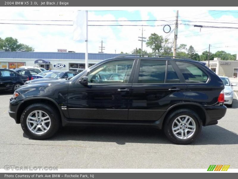 Jet Black / Beige 2004 BMW X5 3.0i
