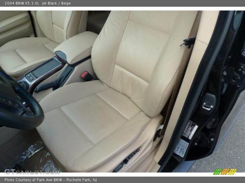 Jet Black / Beige 2004 BMW X5 3.0i