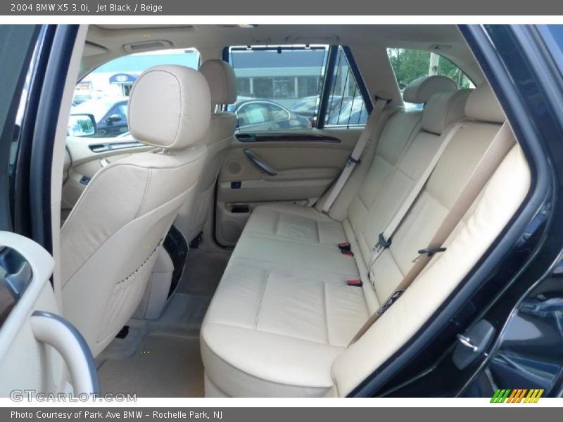 Jet Black / Beige 2004 BMW X5 3.0i