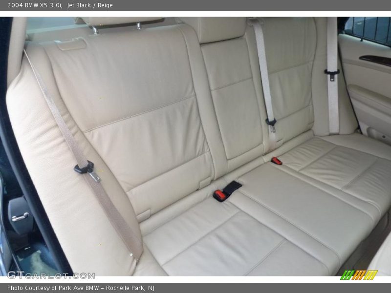 Jet Black / Beige 2004 BMW X5 3.0i