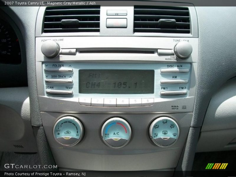 Magnetic Gray Metallic / Ash 2007 Toyota Camry LE