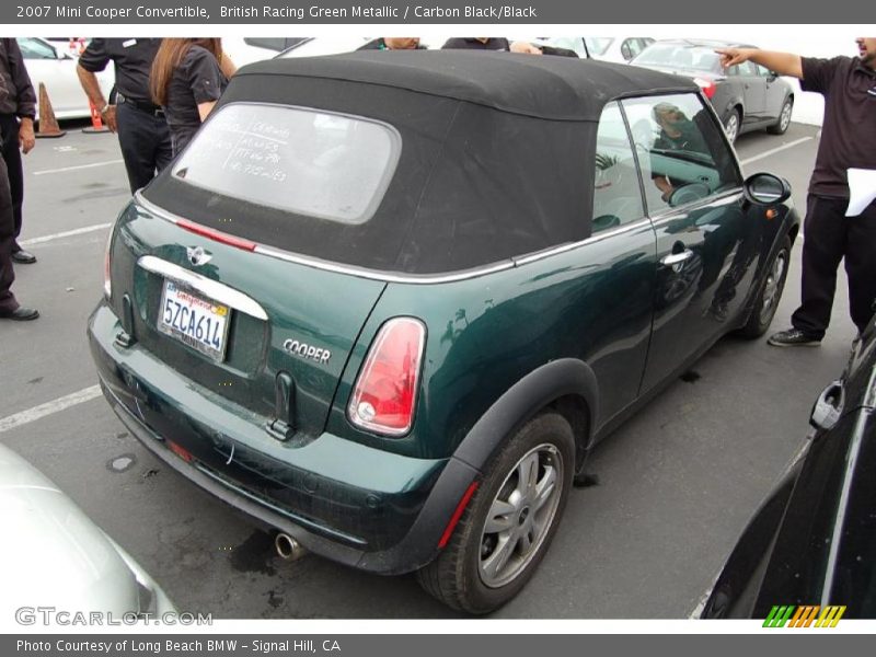 British Racing Green Metallic / Carbon Black/Black 2007 Mini Cooper Convertible