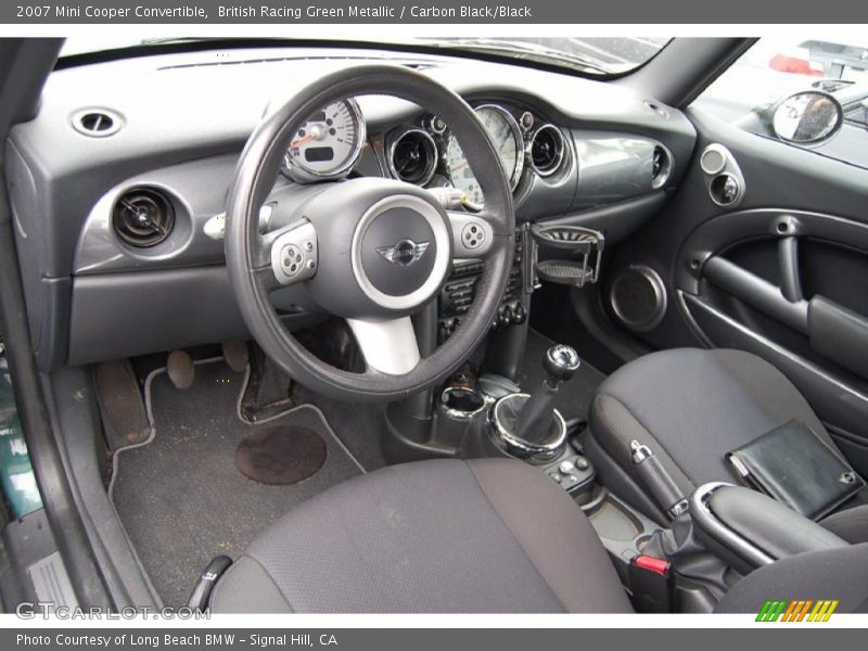 British Racing Green Metallic / Carbon Black/Black 2007 Mini Cooper Convertible