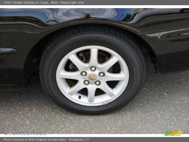 Black / Black/Light Gray 2002 Chrysler Sebring LX Coupe