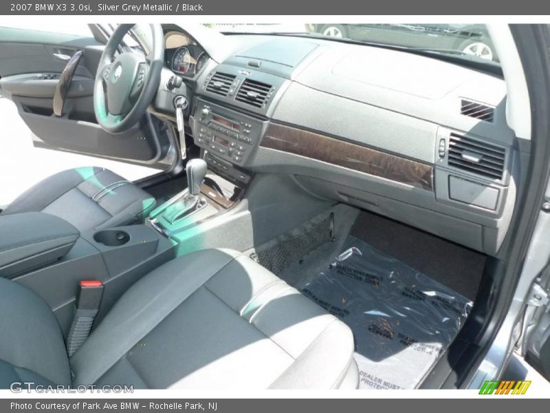 Silver Grey Metallic / Black 2007 BMW X3 3.0si